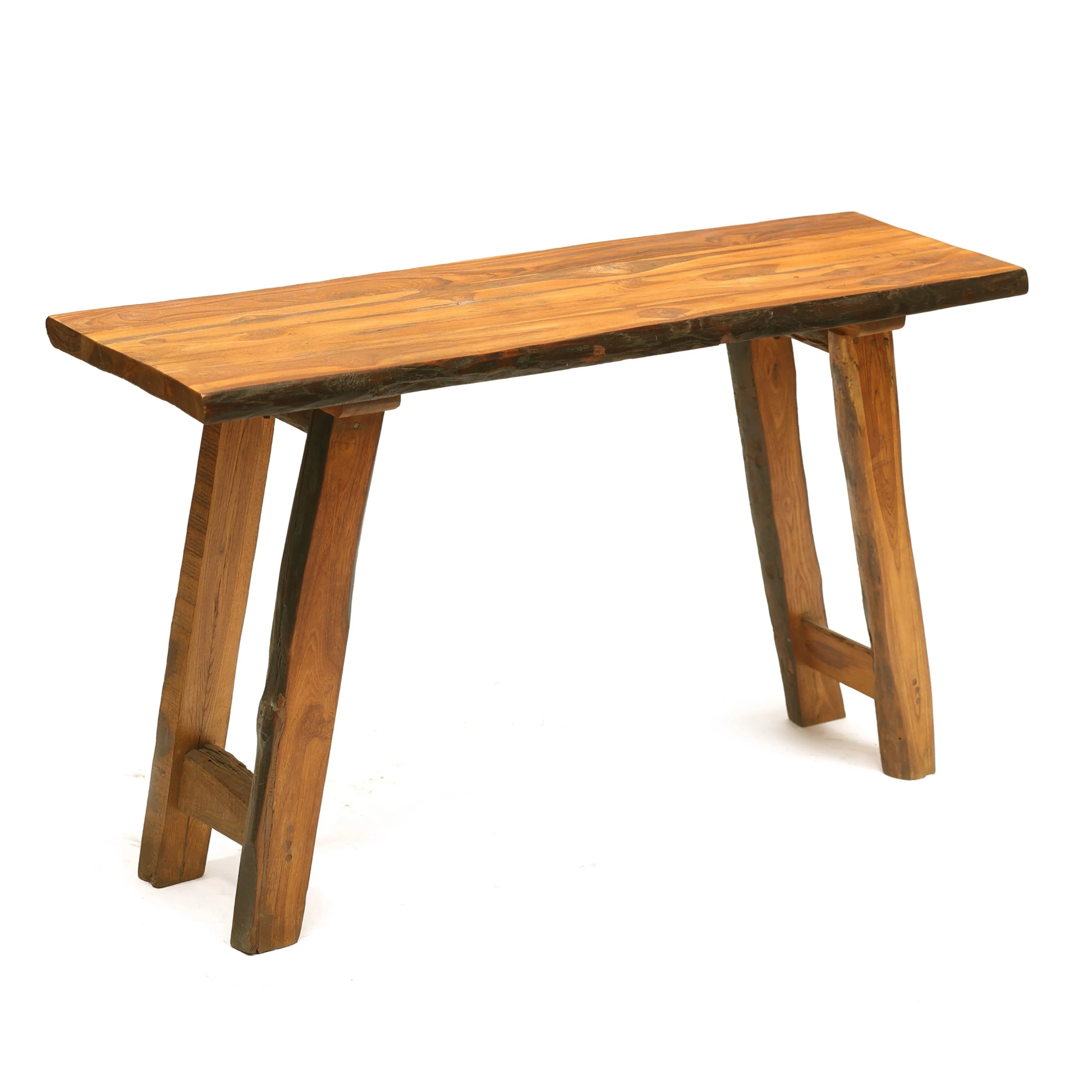Heritage Finish Teak Console Table