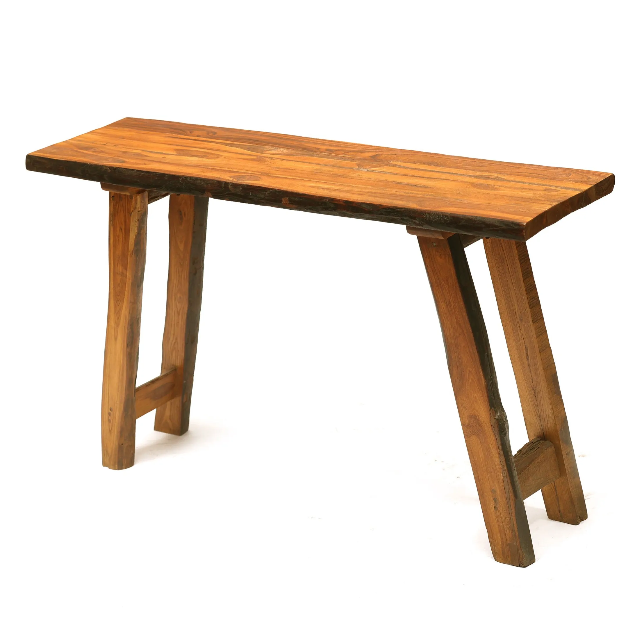 Heritage Finish Teak Console Table