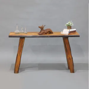 Heritage Finish Teak Console Table