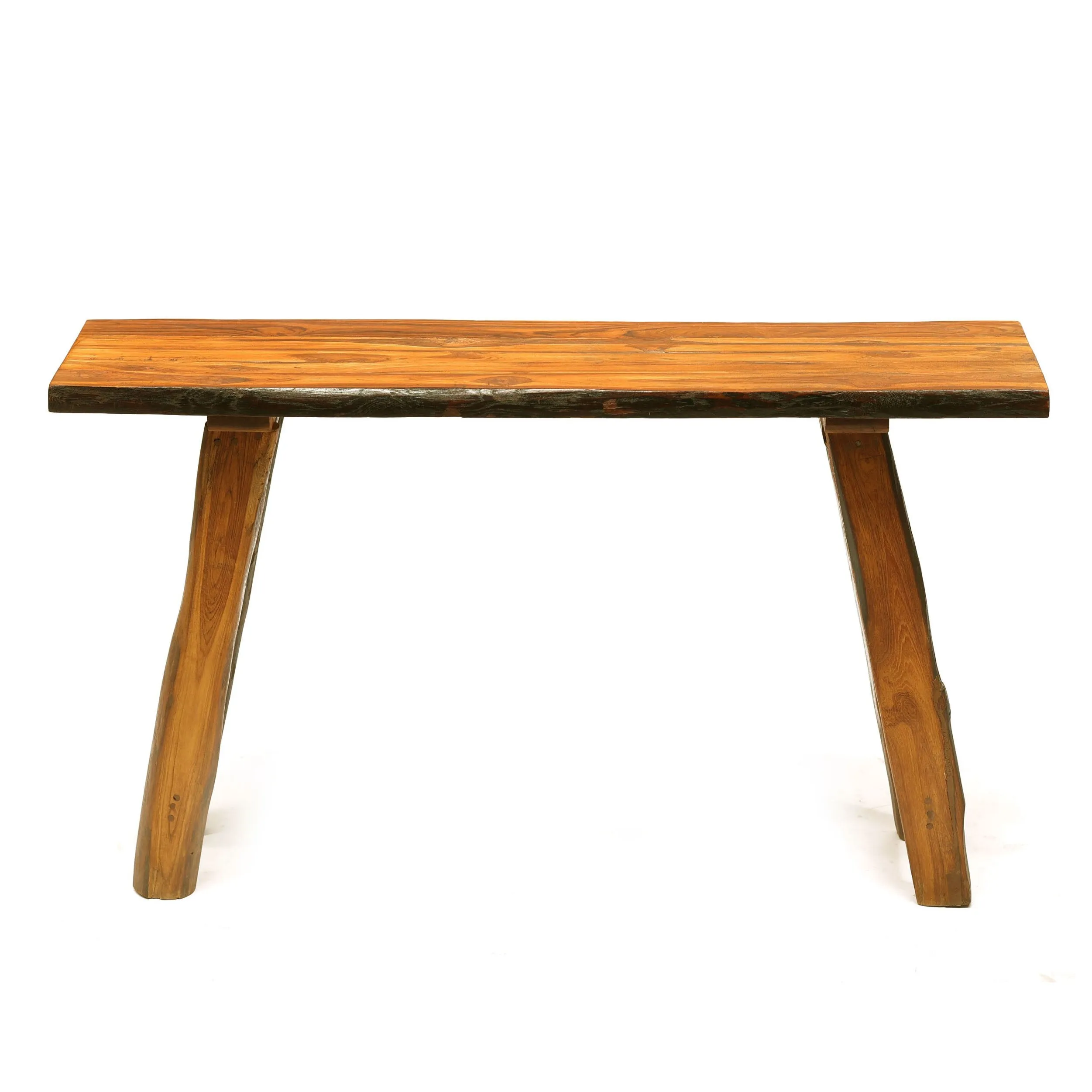 Heritage Finish Teak Console Table