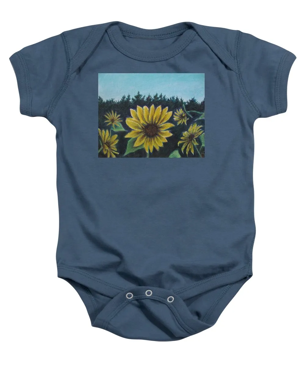 Hours of Flowers - Baby Onesie