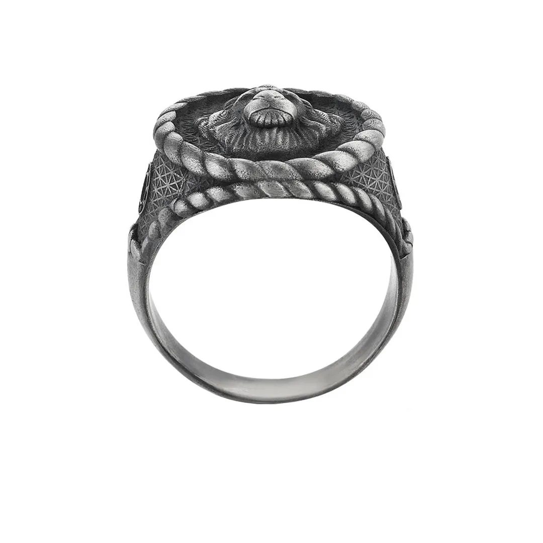 Imperial Leo Ring - Solid Silver