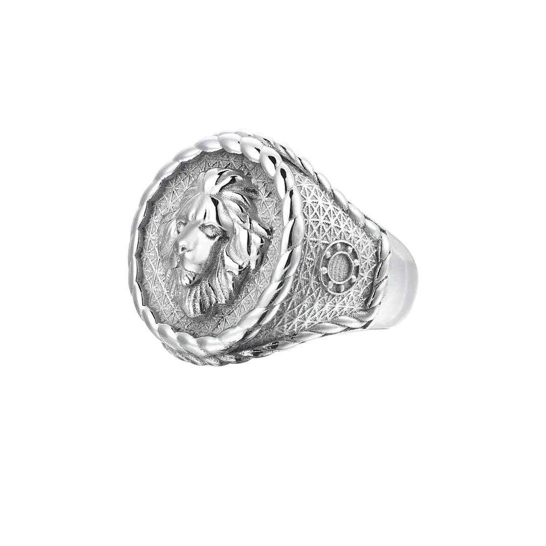 Imperial Leo Ring - Solid Silver