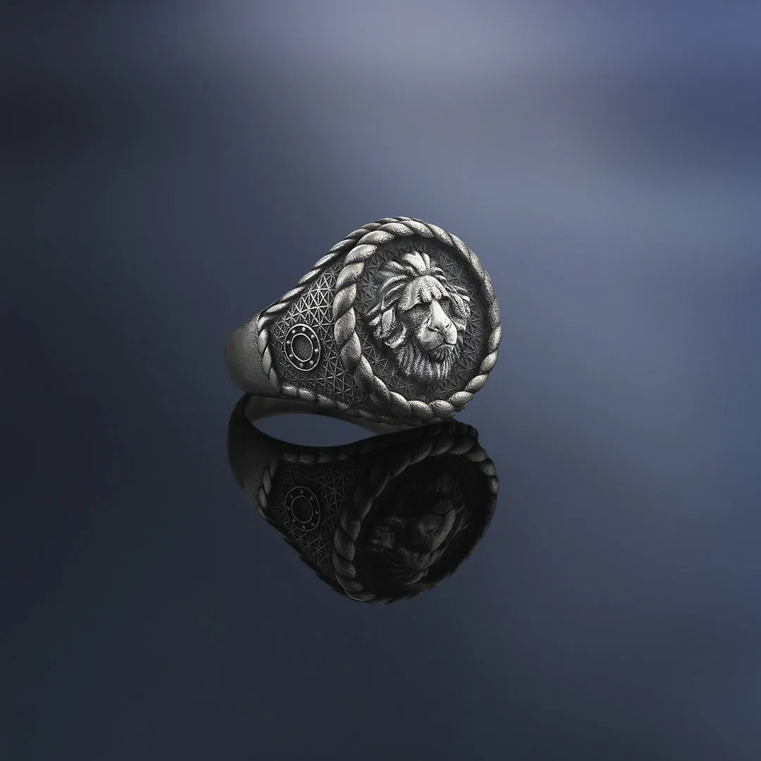 Imperial Leo Ring - Solid Silver