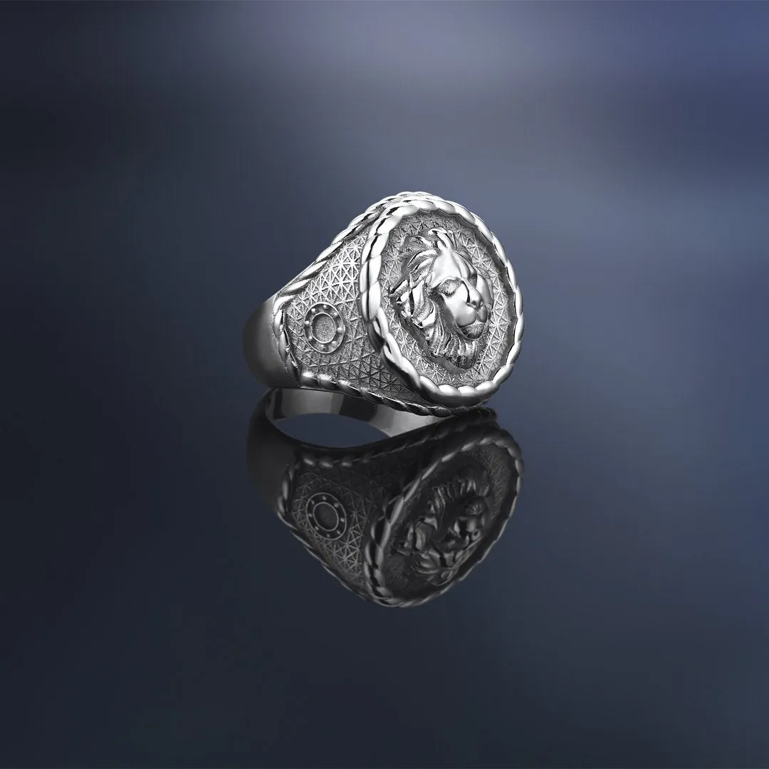 Imperial Leo Ring - Solid Silver