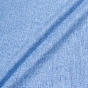 Ink Blue Woven Pure Linen