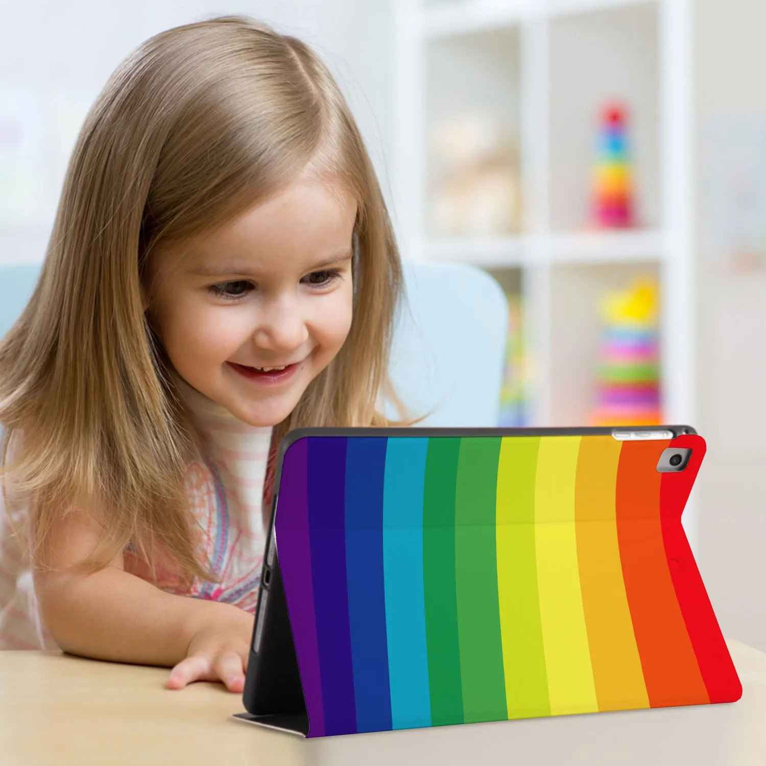 iPad Folio Case - Rainbow