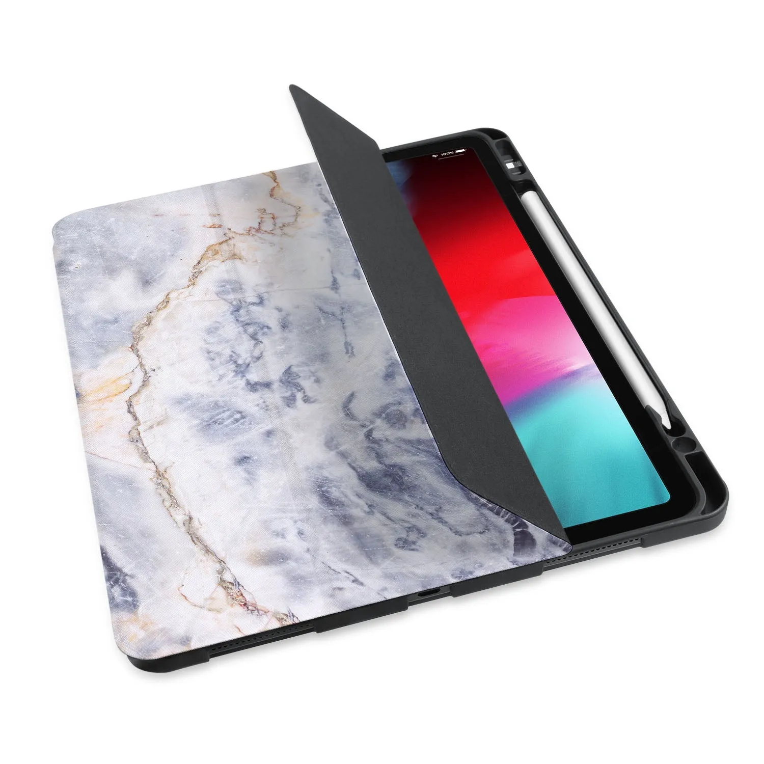 iPad Trifold Case - Marble