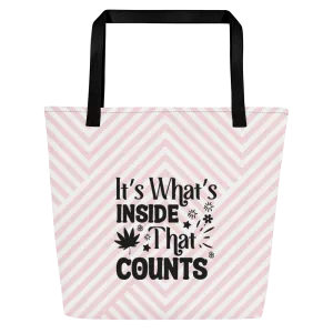It's What's Inside Large Tote Bag