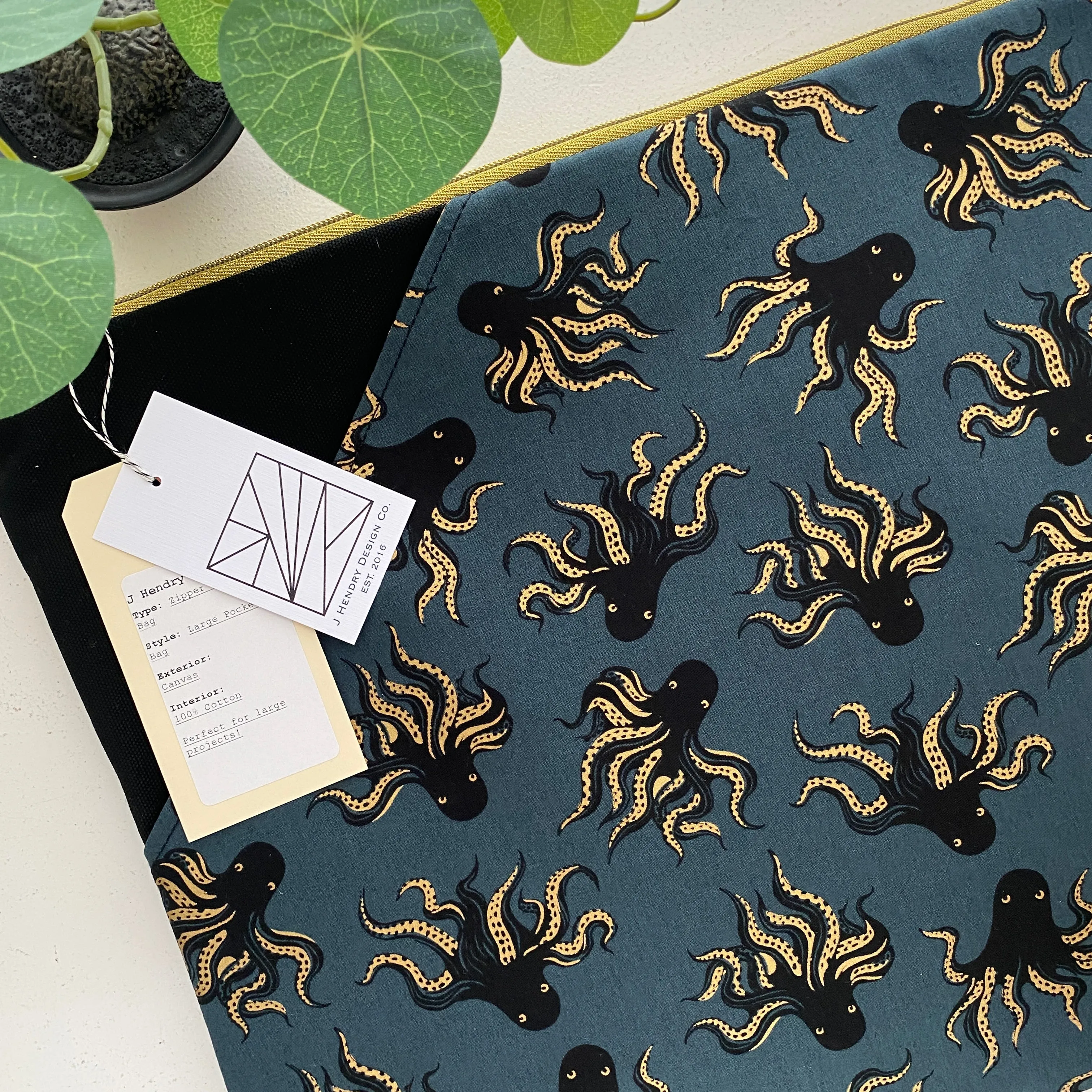 J Hendry Designs Large Pocket Project Bag