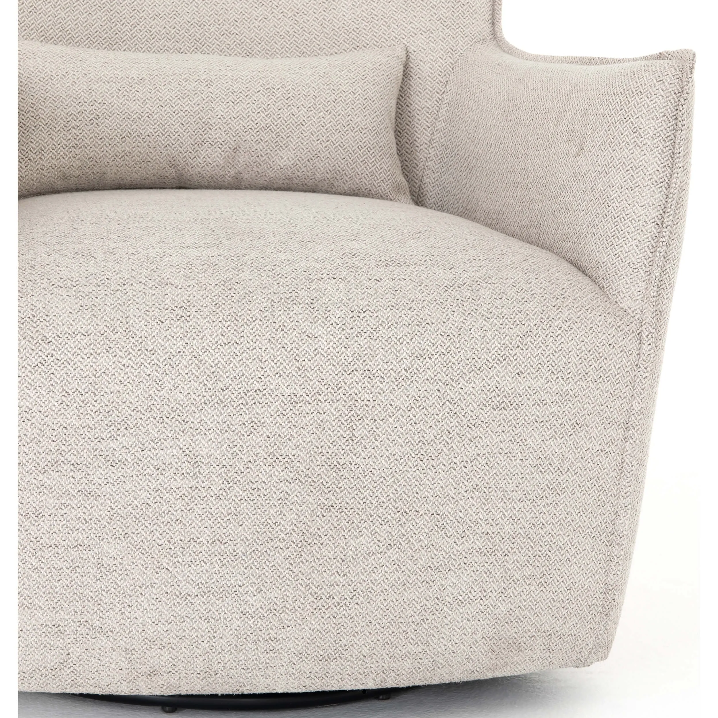 Kimble Swivel Chair, Noble Platinum