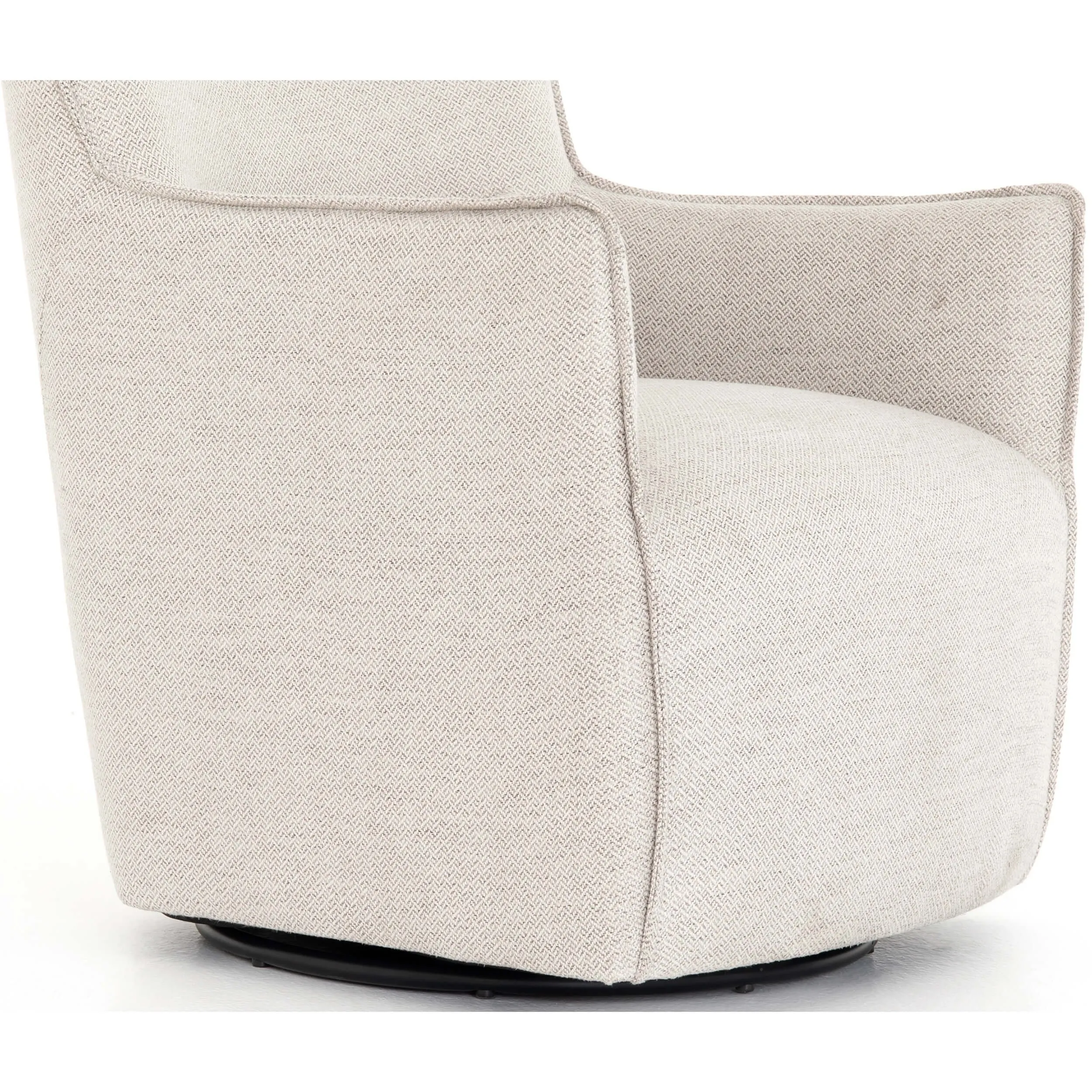 Kimble Swivel Chair, Noble Platinum