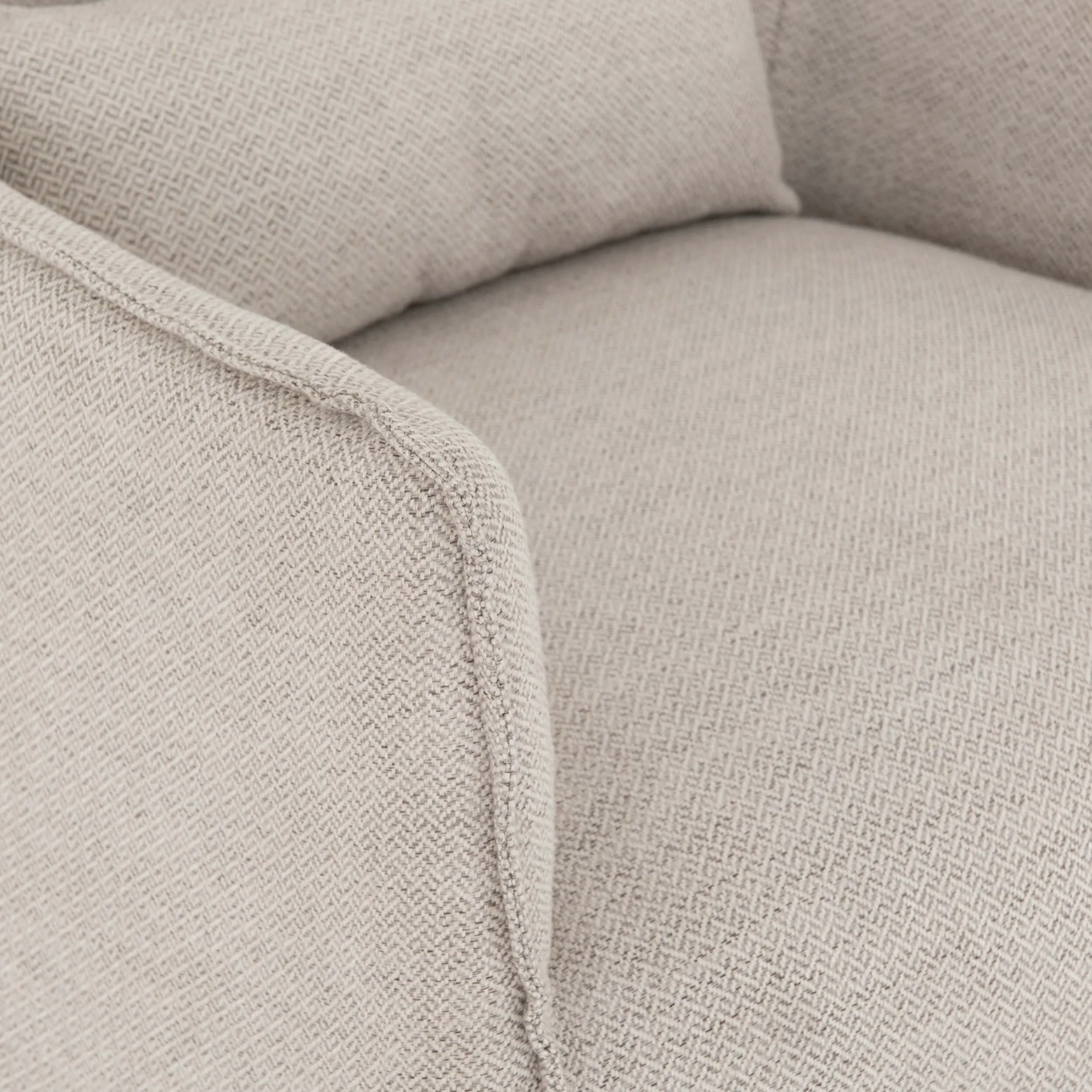 Kimble Swivel Chair, Noble Platinum
