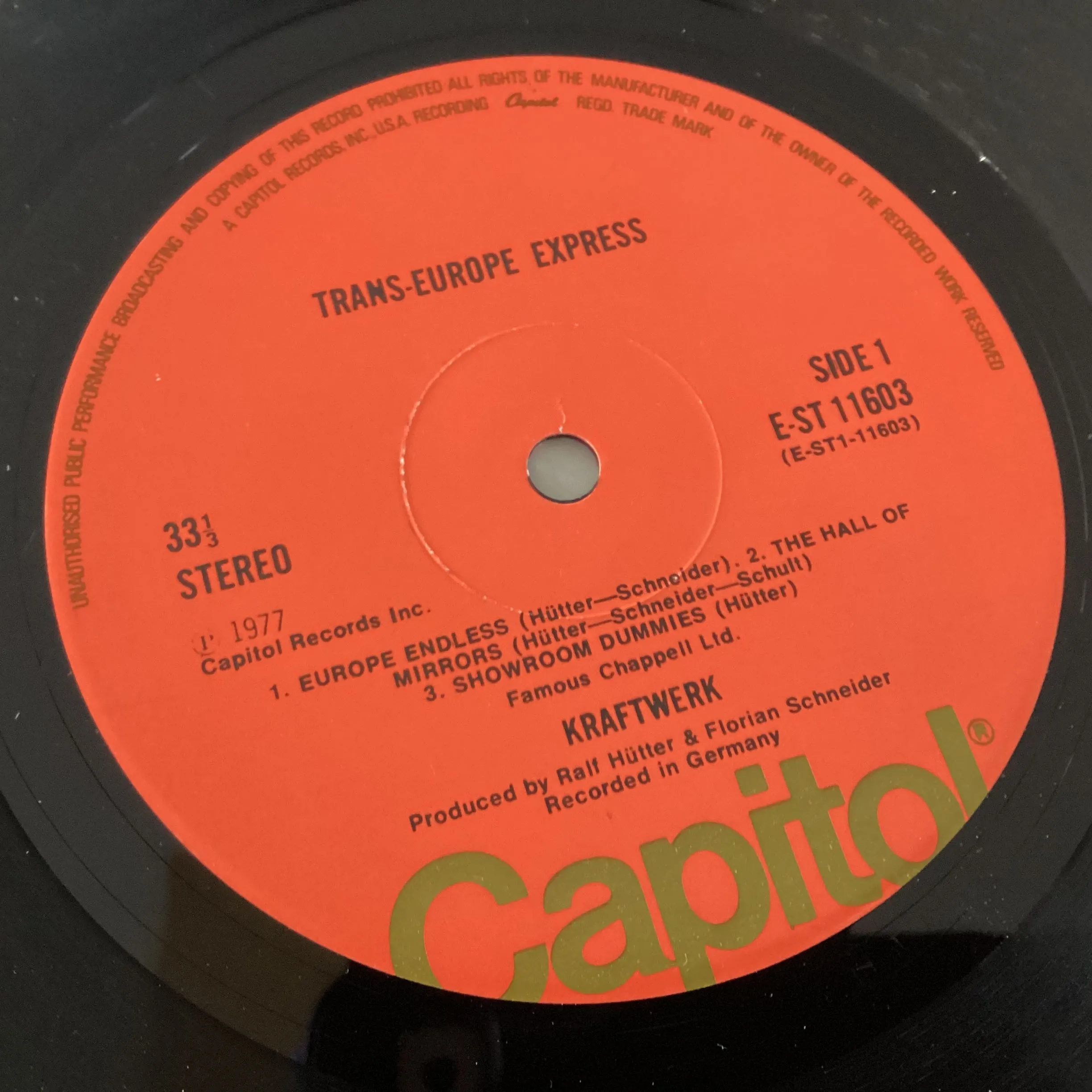 KRAFTWERK = TRANS-EUROPE EXPRESS (UK 1977) (USED)