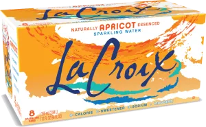 La Croix Apricot 8 Pack / 12oz cans