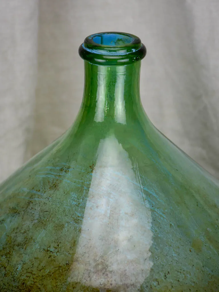 Large 19th Century hand blown glass demijohn