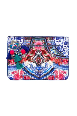 LARGE CANVAS CLUTCH FROM KAILI WITH LOVE