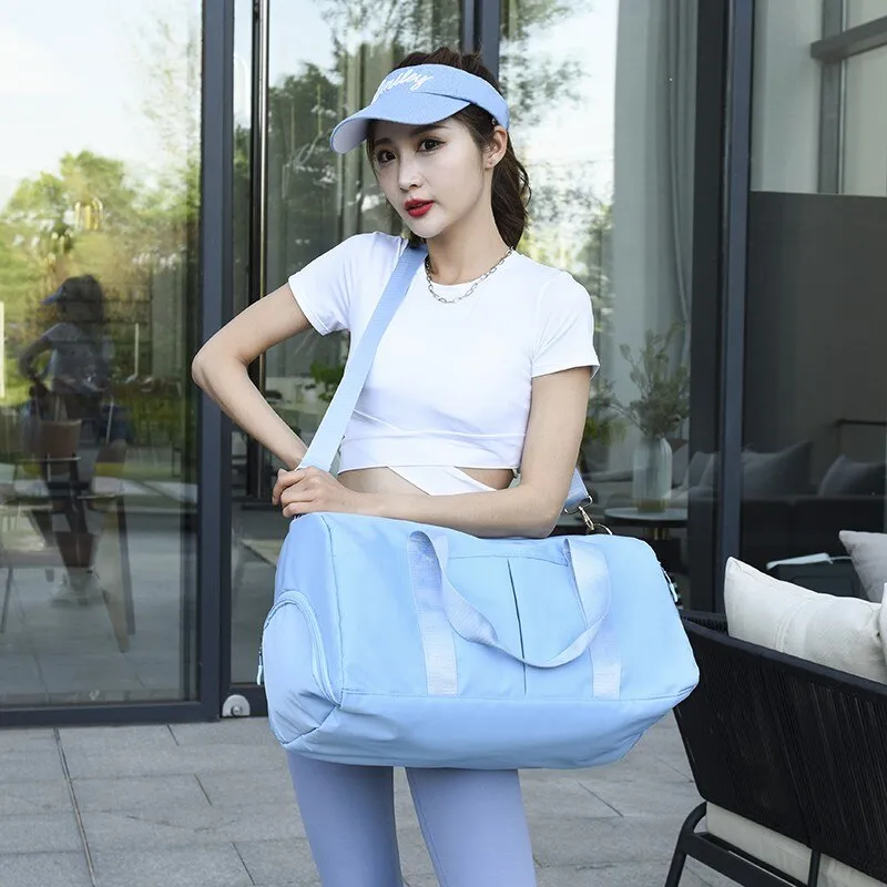 Large-capacity Sports Gym Bag Fashion Women Travel Bags For Short-distance Waterproof Yoga Handbags Fitness Crossbody Bags