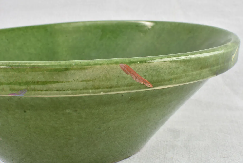 Large green salad bowl / tian bowl 13¾"