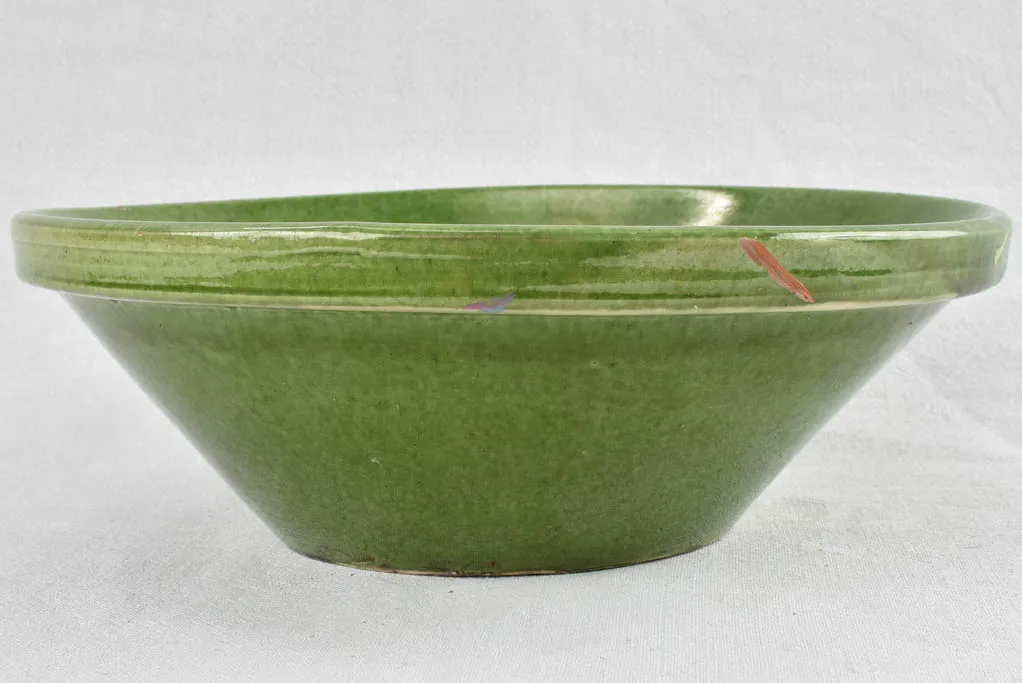 Large green salad bowl / tian bowl 13¾"