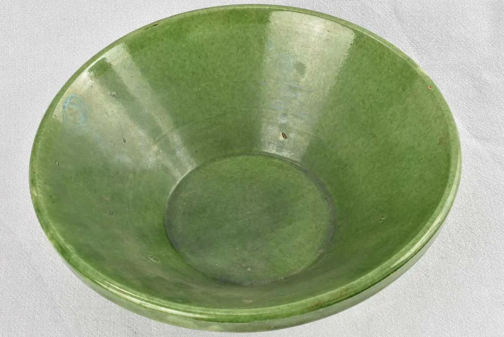 Large green salad bowl / tian bowl 13¾"