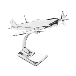 Large Polished Aluminium Spitfire Desk Model