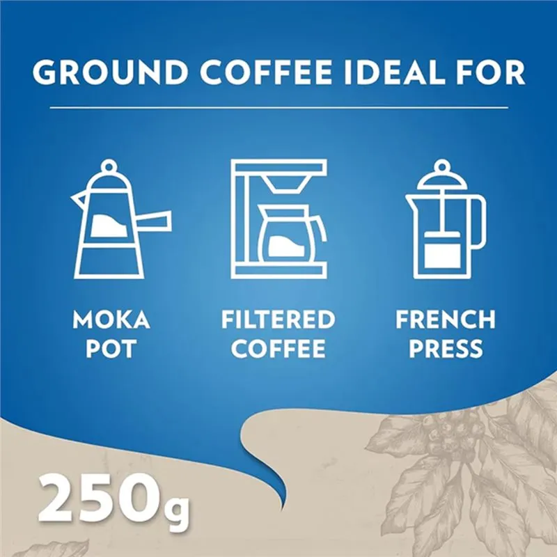 Lavazza Decaf Espresso Ground - 8 x 250g