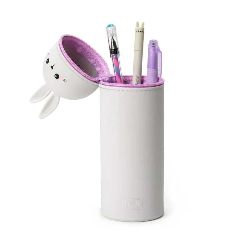 Legami Kawaii 2-In-1 Soft Silicone Pencil Case Bunny