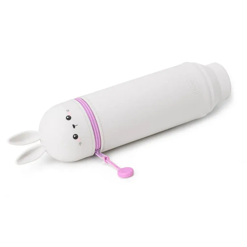 Legami Kawaii 2-In-1 Soft Silicone Pencil Case Bunny