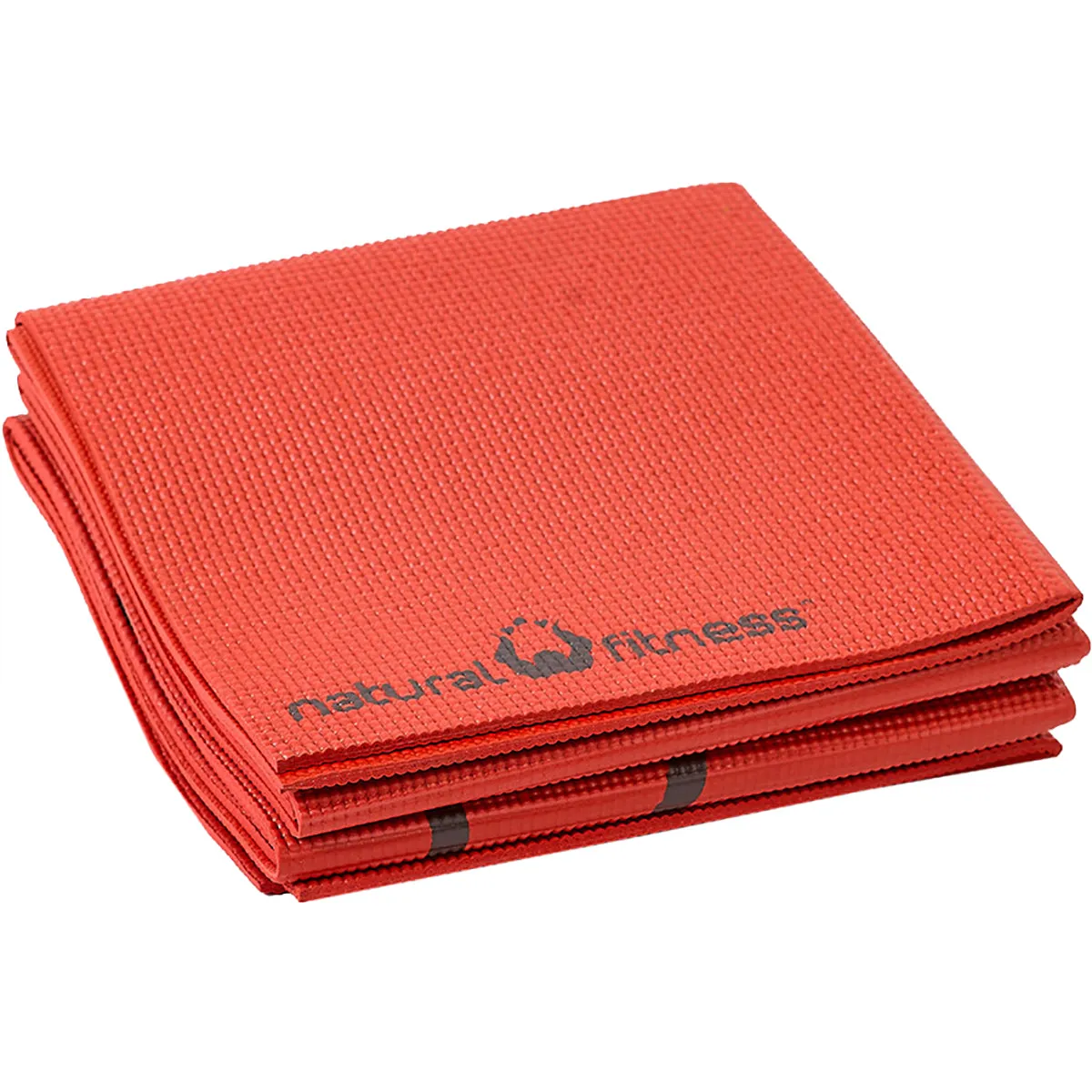 Lifeline USA Natural Fitness Warrior 3mm ROAM Folding Yoga Mat - Orange