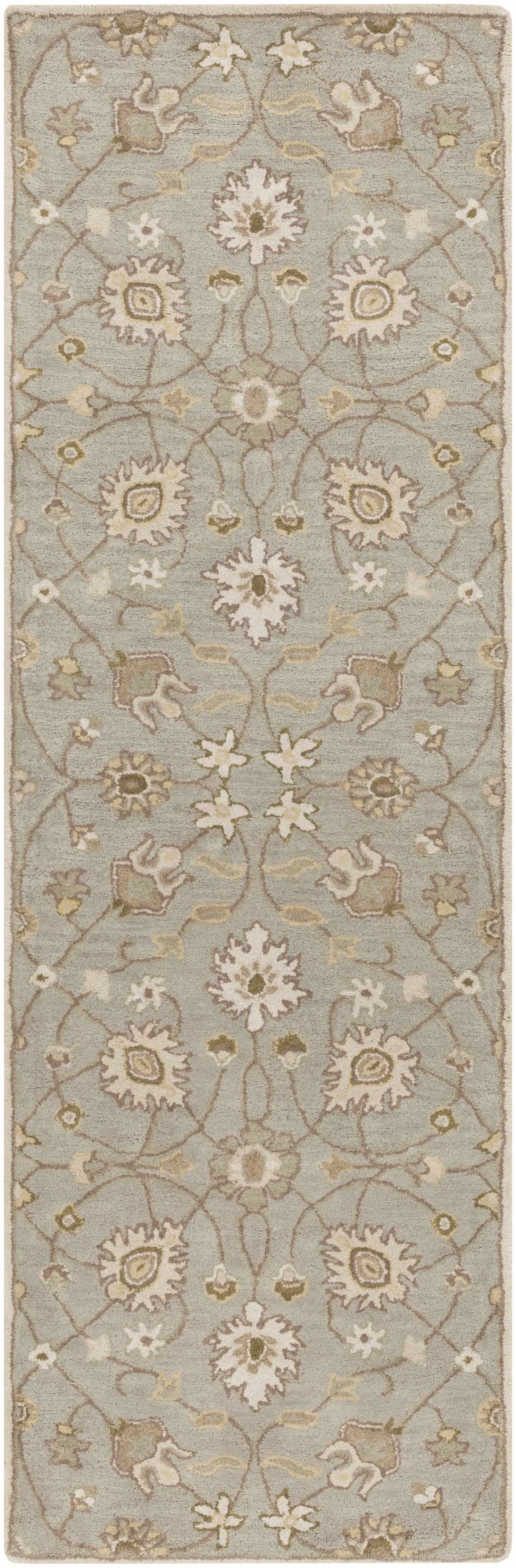 Logville Hand Tufted Light Olive 1121 Area Rug