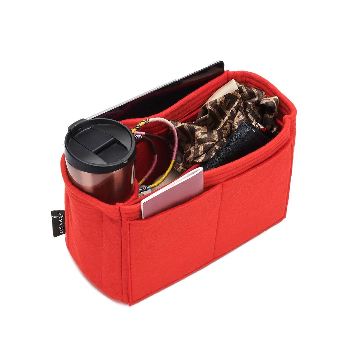 Louis Vuitton Galliera PM Purse Organizer Insert, Bag Organizer with Single Bottle Holder and Exterior Pockets