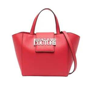 Luxury Logo-Embossed Shopping Bag
