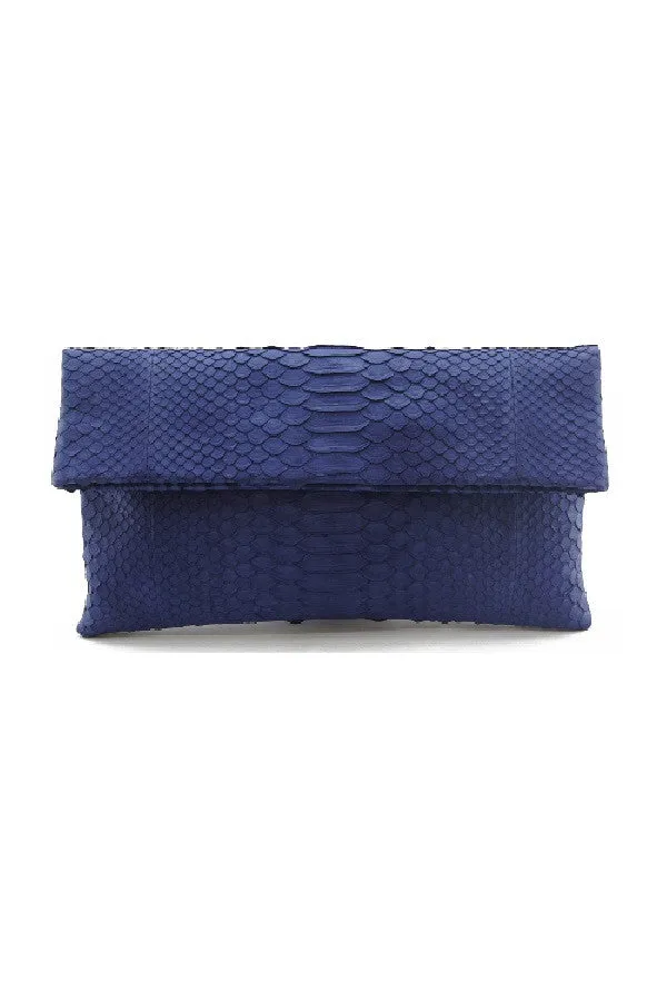 Mandalay Denim Foldover Clutch