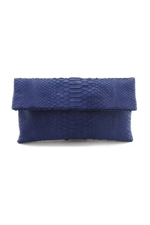 Mandalay Denim Foldover Clutch