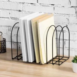 Matte Black Metal File Organizer
