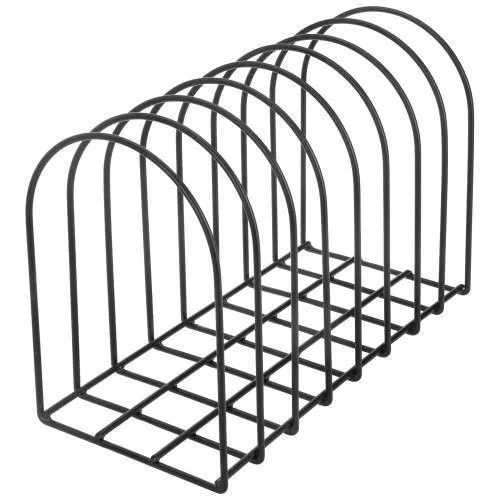 Matte Black Metal File Organizer