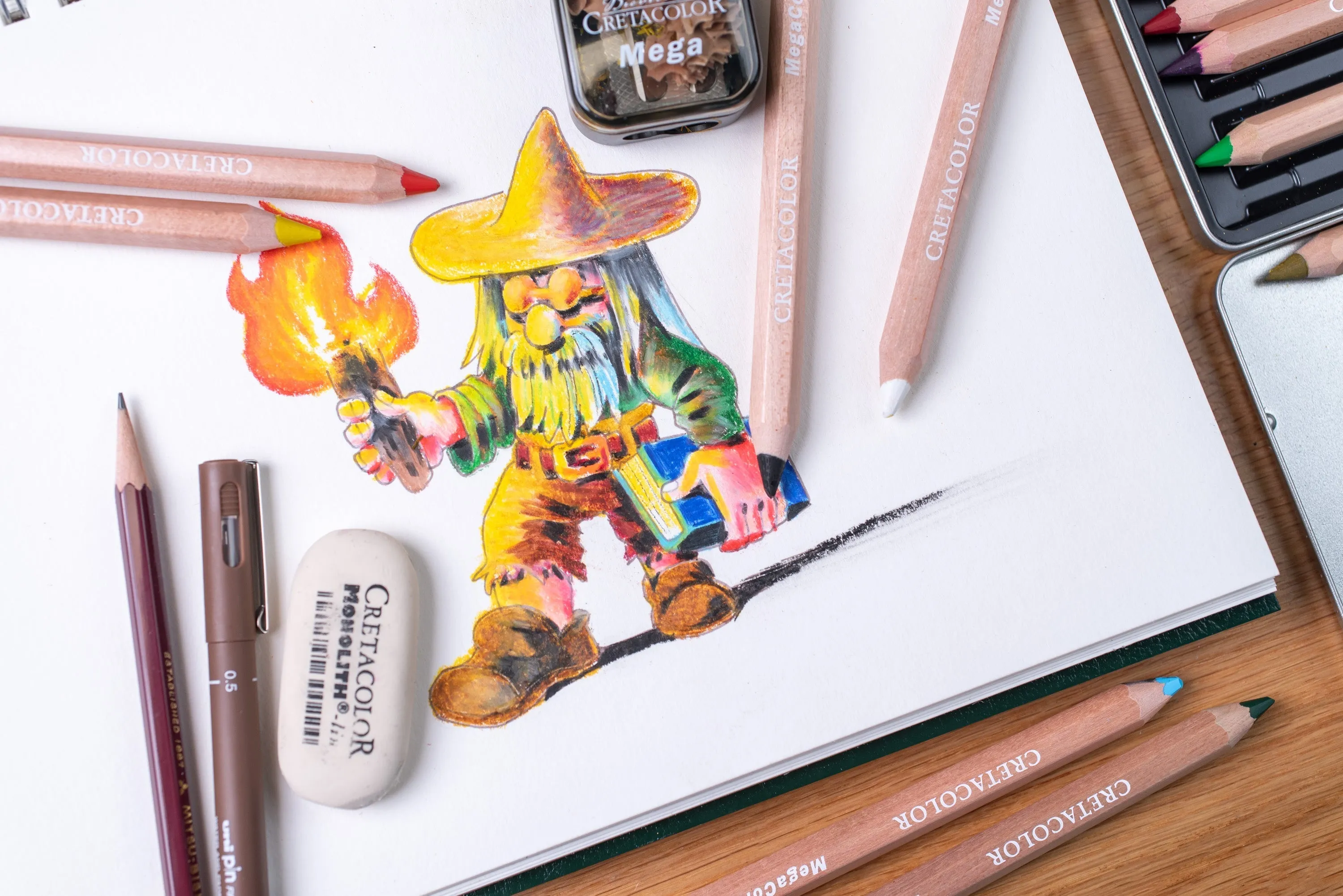 MegaColor Pencil, #07 Cadmium Citron