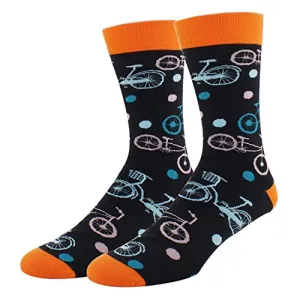 Men's Biking Socks, Mountain Bike Socks, Cycling Gifts For Men, Biker Gifts, Bicycle Gifts, Perfect Mountain Biking Gifts for Avid Bicyclists