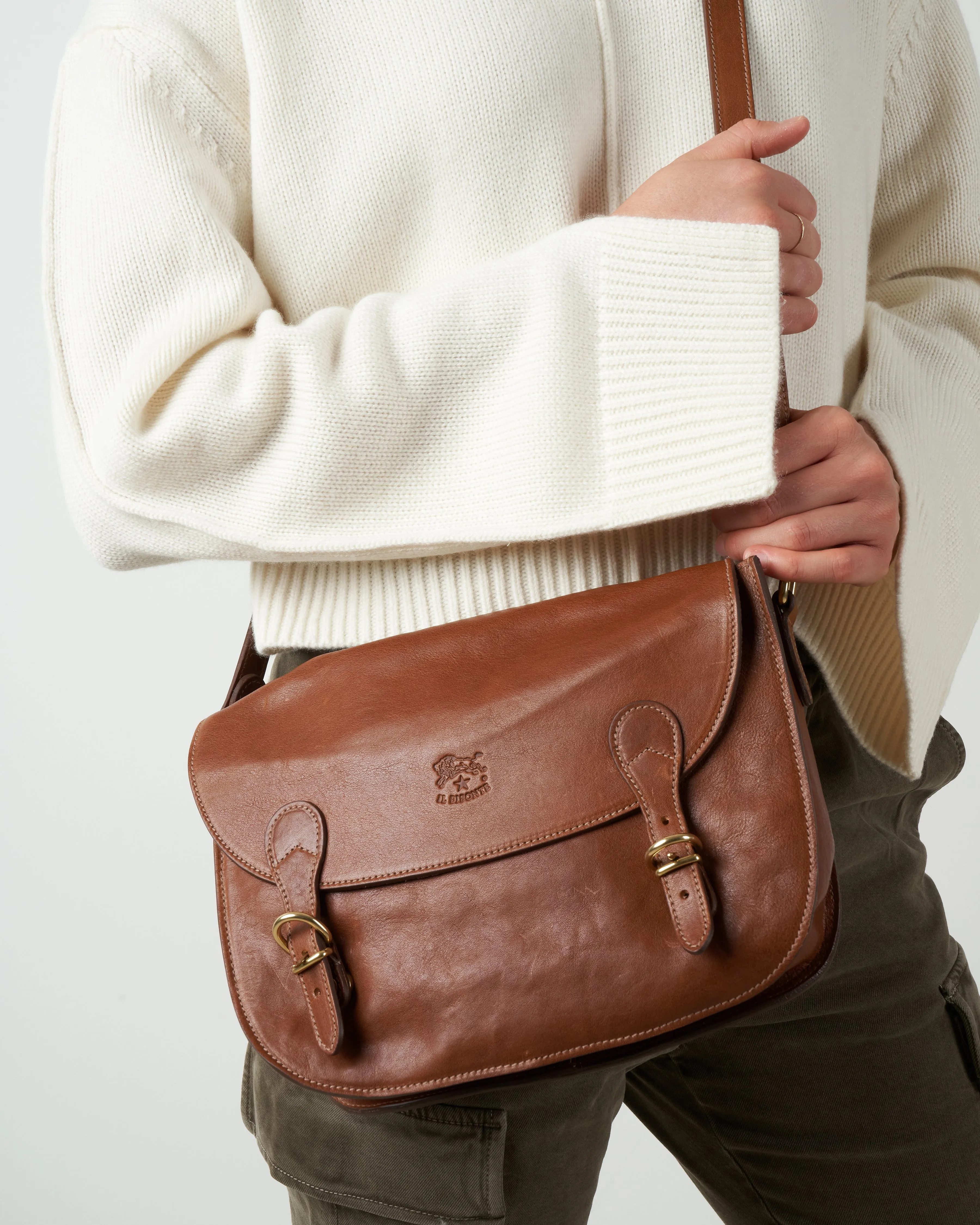messenger bag - cioccolato