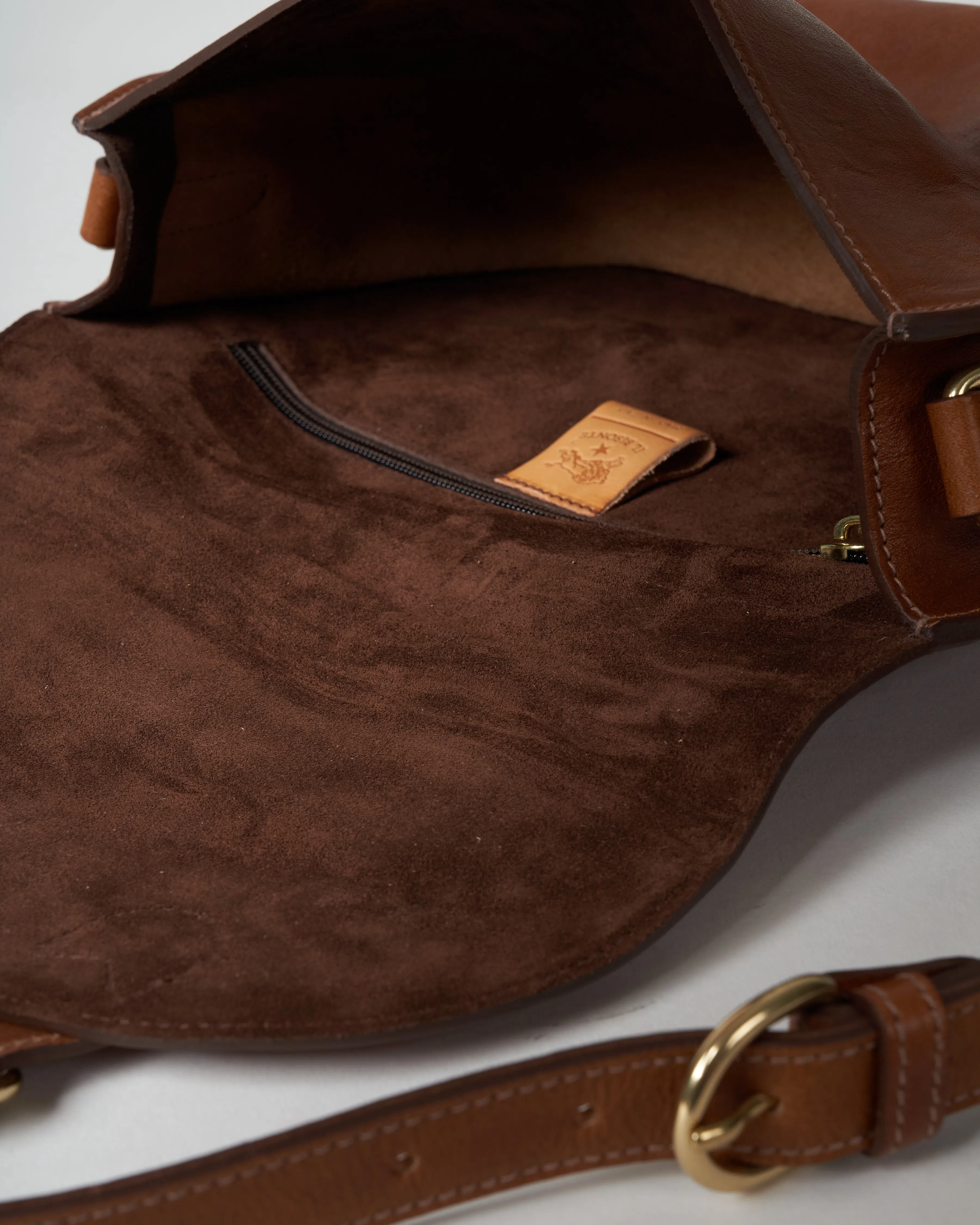 messenger bag - cioccolato