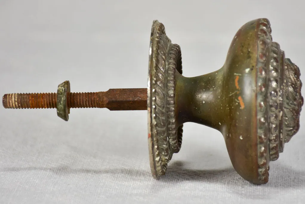 Mid 19th century French front door knob 3¼"