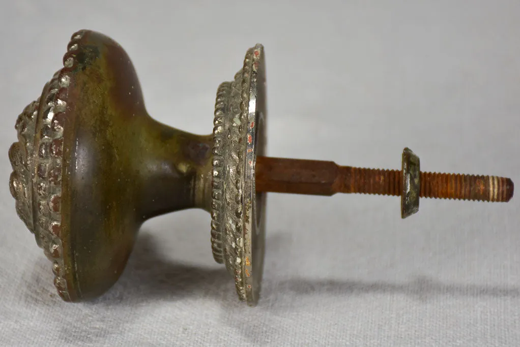 Mid 19th century French front door knob 3¼"