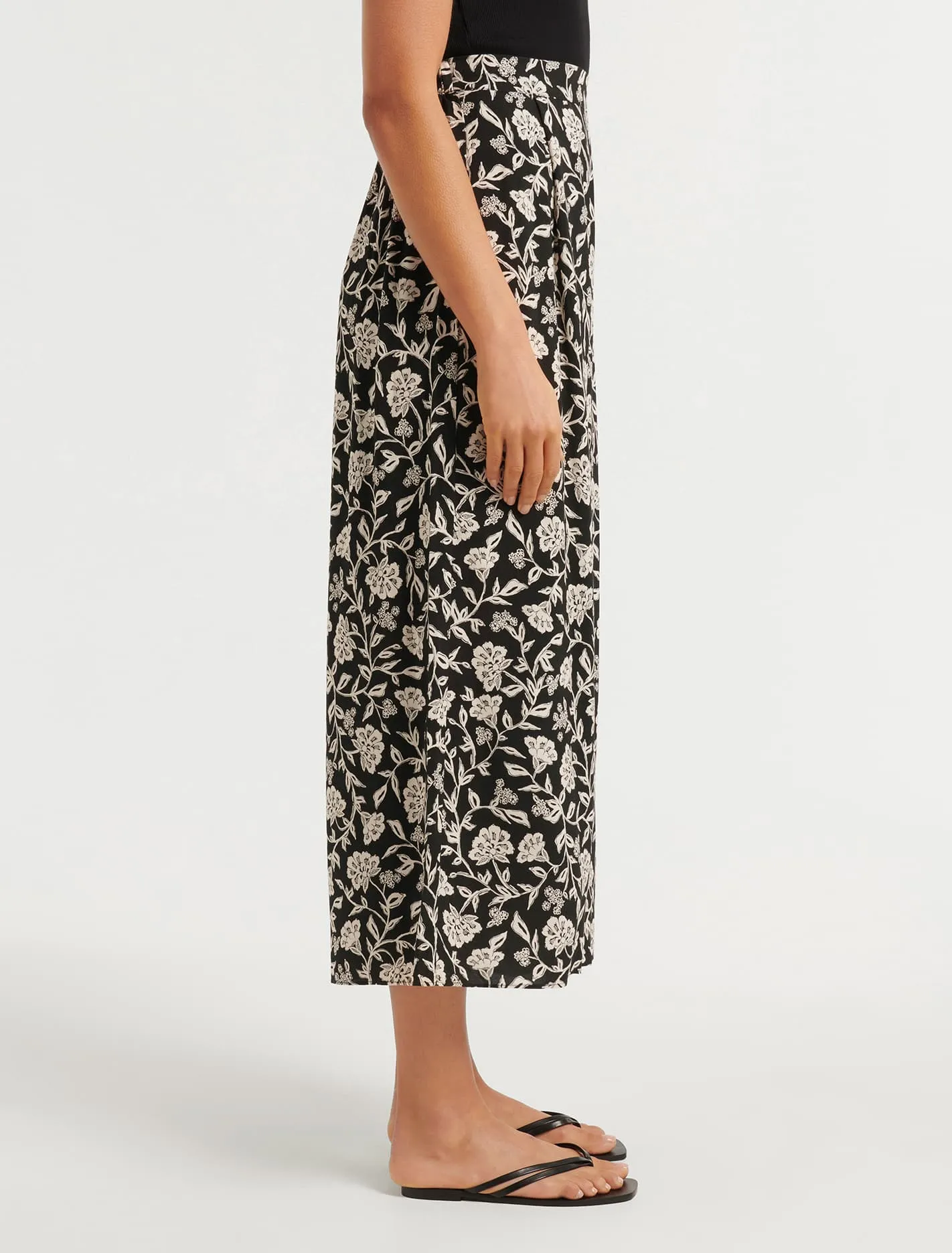 Mila Printed Elasticated Waist Pant