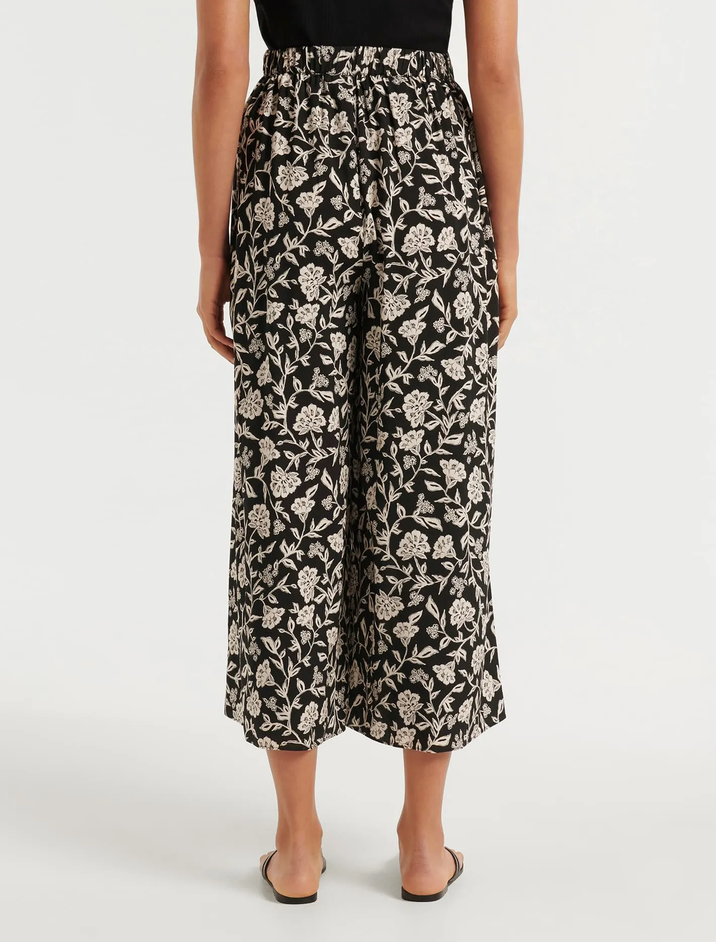Mila Printed Elasticated Waist Pant