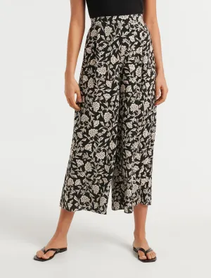 Mila Printed Elasticated Waist Pant