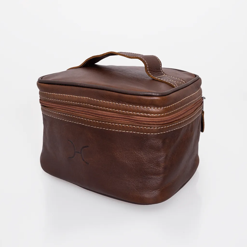 Mini Decker Cooler Bag Leather