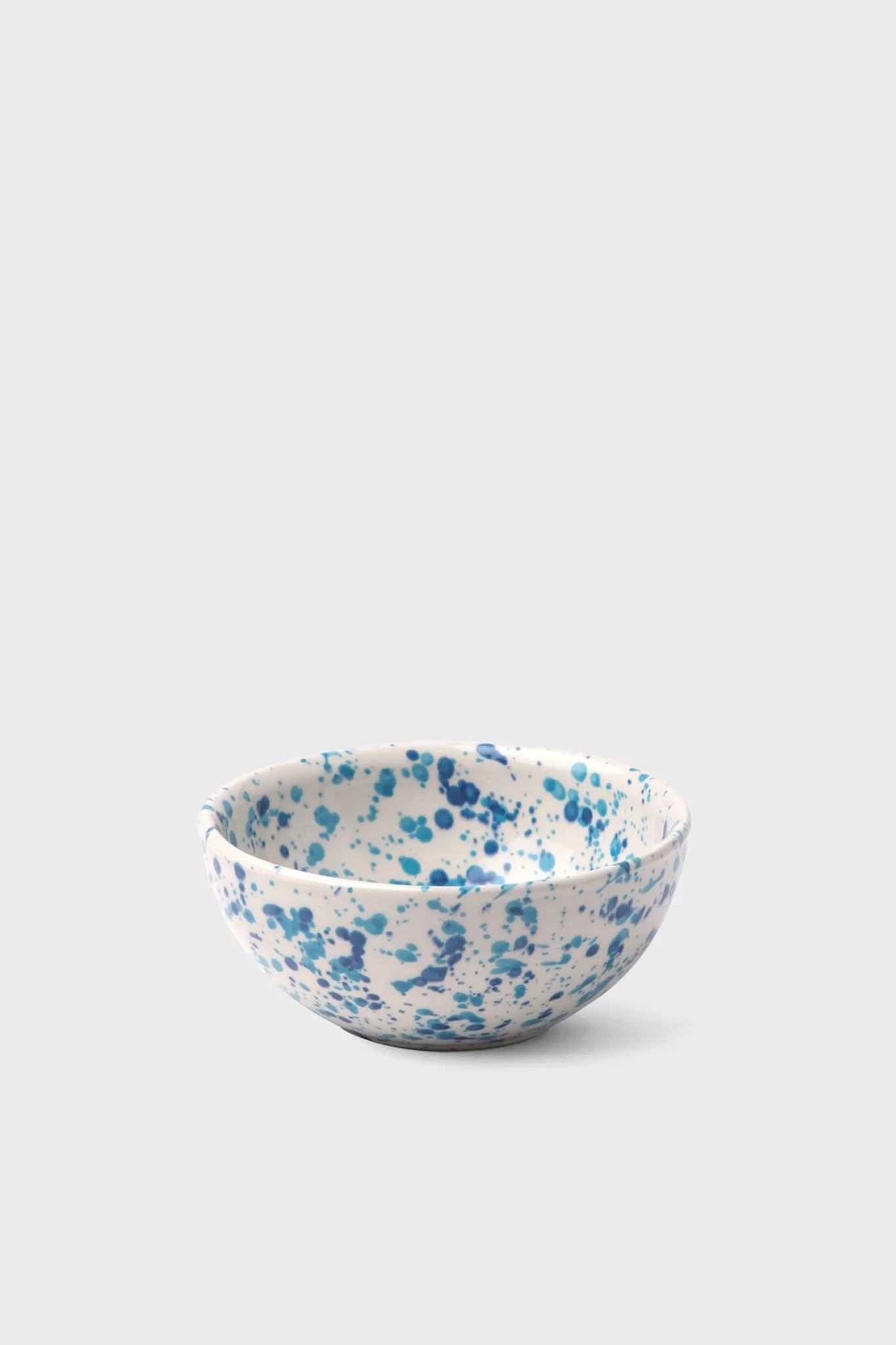 Mixed Blue Spongeware Sconset Cereal Bowls (Set of 4)