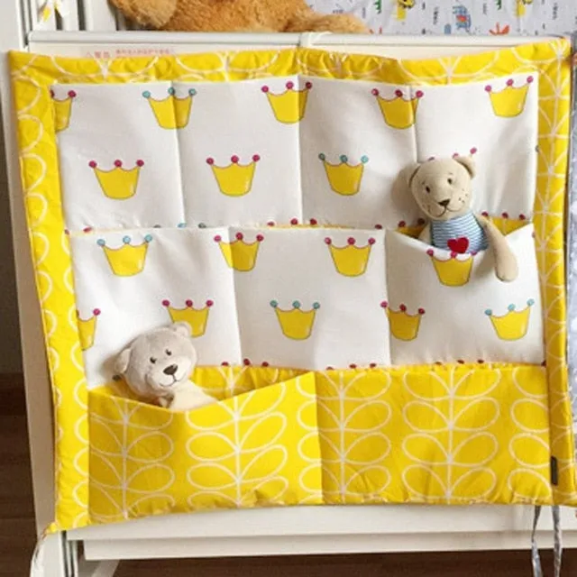 Multi-functional Baby Cot pocket Hanging Storage Bag
