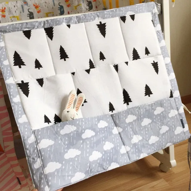 Multi-functional Baby Cot pocket Hanging Storage Bag